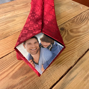 Custom Photo Patch For Ties, Bowties, Personalized Gifts For Husband,Grandpa,Dad,Son
