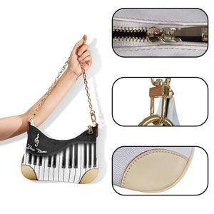 Personalzied Name Piano Keyboard Underarm Bag
