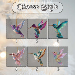 New Release - Hummingbird Ornament - Gift For Bird Lovers