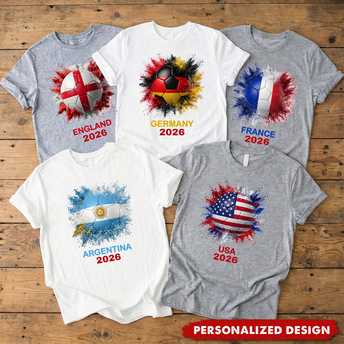 Country Flags-Personalized Shirt
