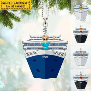 Customized Cruising, Personalized Ornament For Adventure Seekers, Gifts For Cruising Lovers