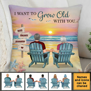 And So Together We Build A Life We Loved - Personalized Pillow