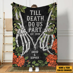 Till Death Do Us Part - Personalized Blanket