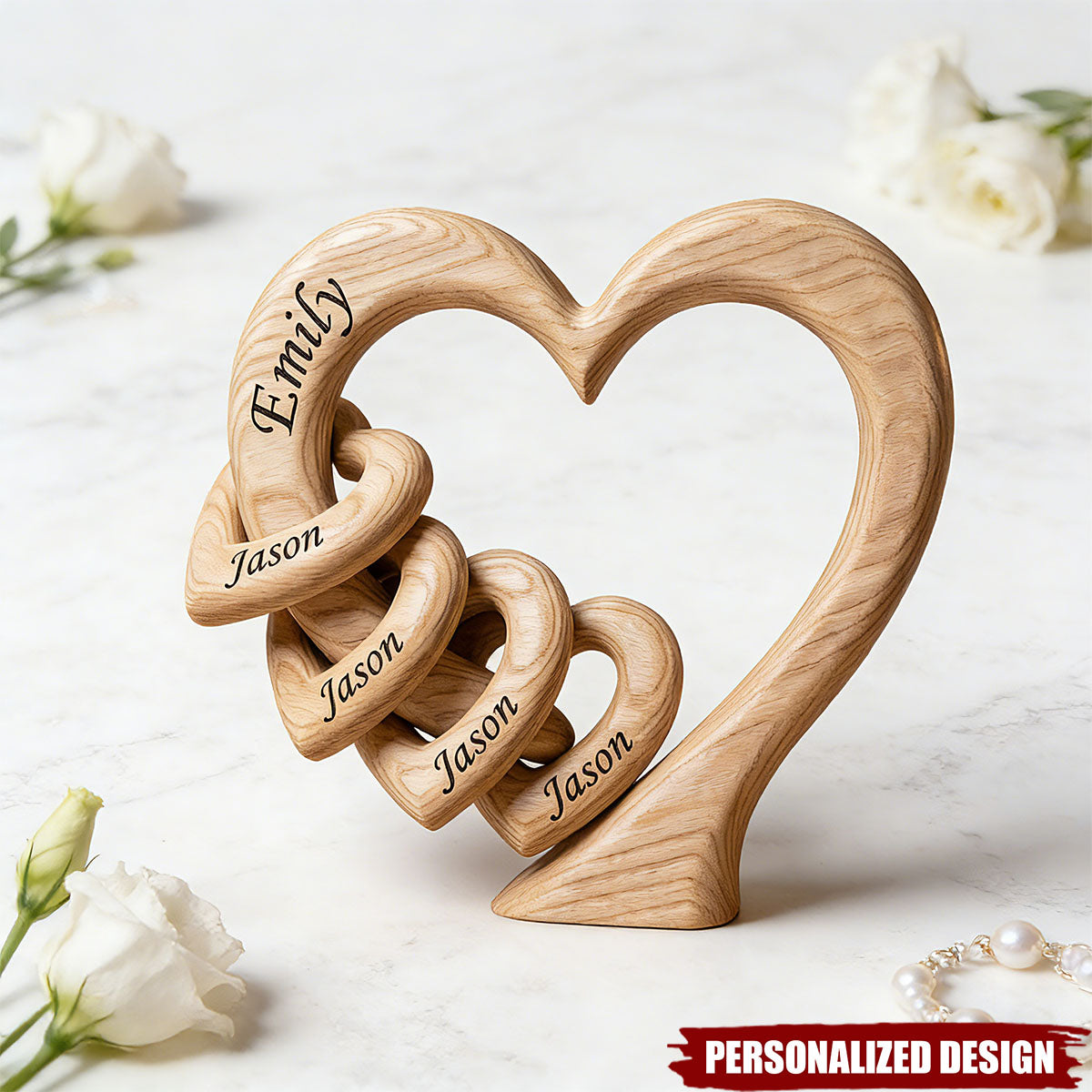 Personalized Mommy Heart Acrylic Plaque-Gifts For Mother's Day