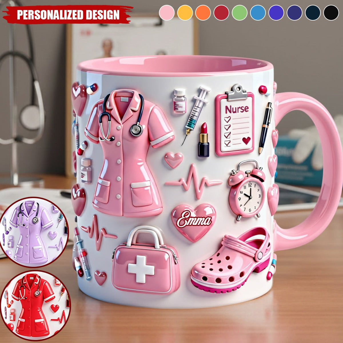 Nurse Life-Personalized Nurse Mug
