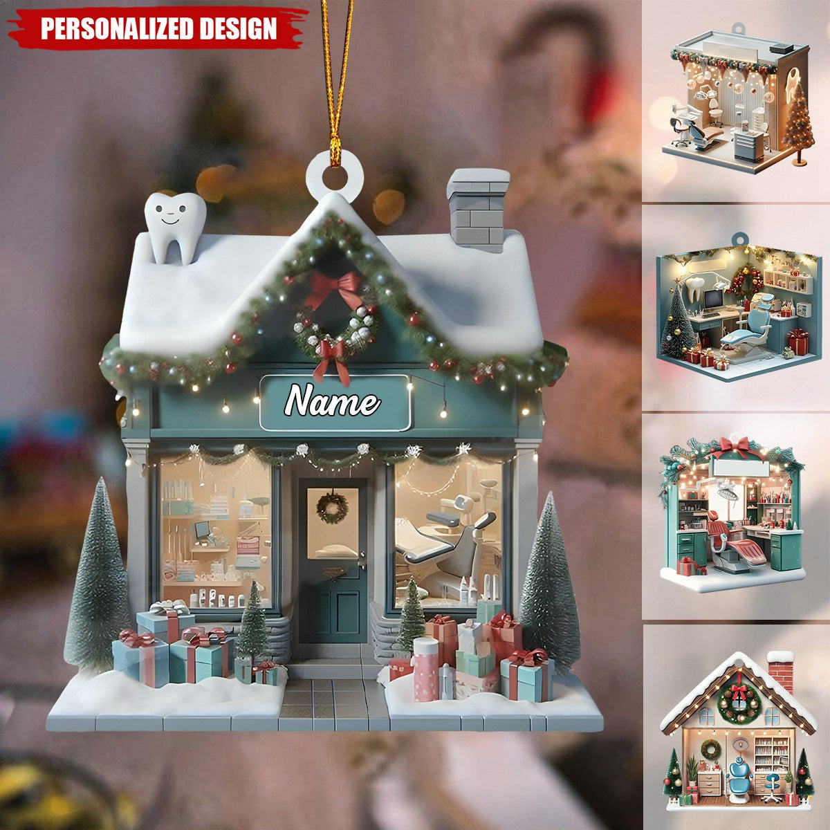 2024 New Release Personalized Dental Ornament-Gifts For Dentist