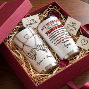 Never Forget That I Love You - Personalized Custom 3D Inflated Effect Tumbler
