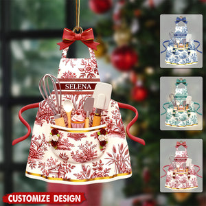 Baking Apron Ornament - Personalized Gifts For Cooking Lovers