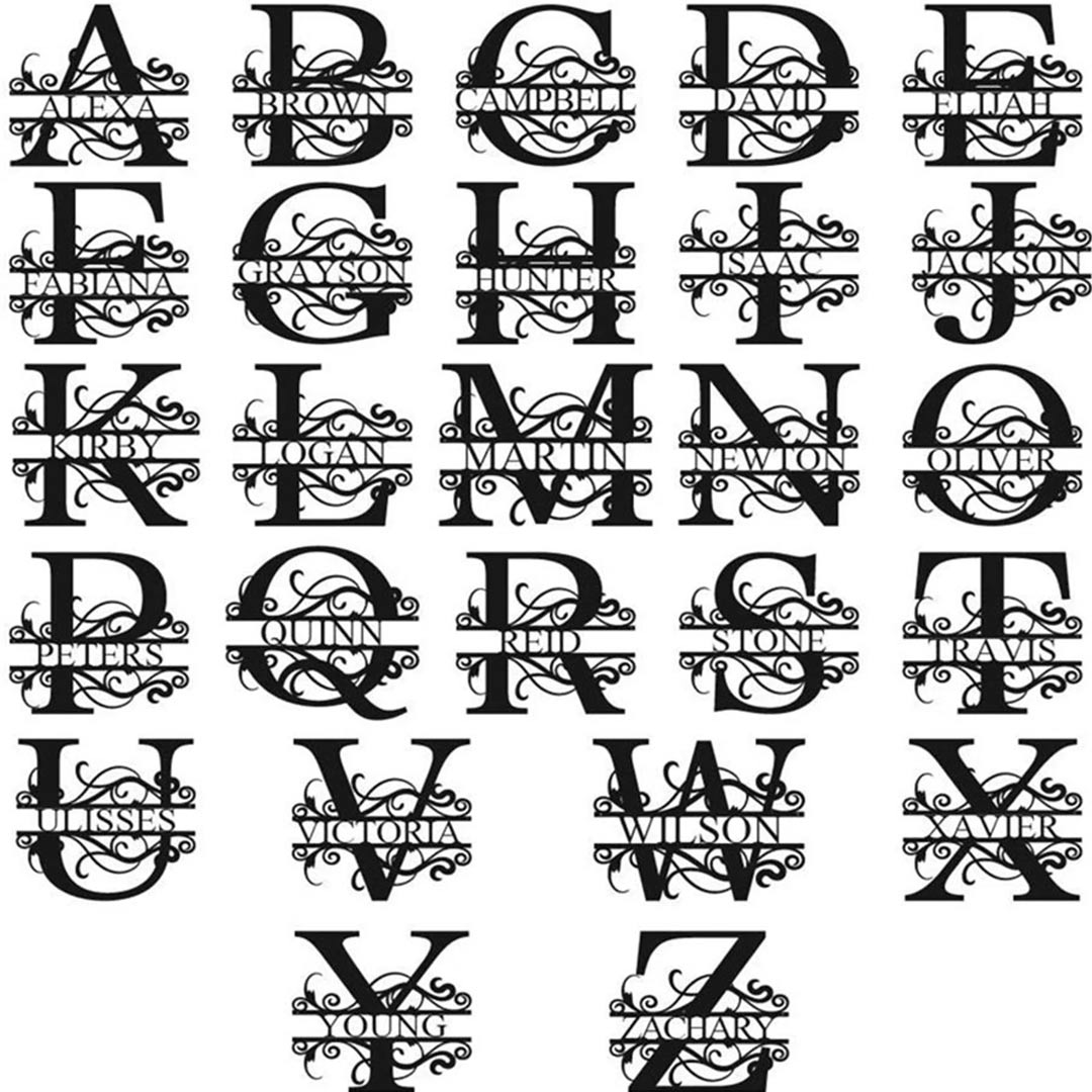 Good Name Letters Personalized Letter Name Stainless steel Sign - laihair