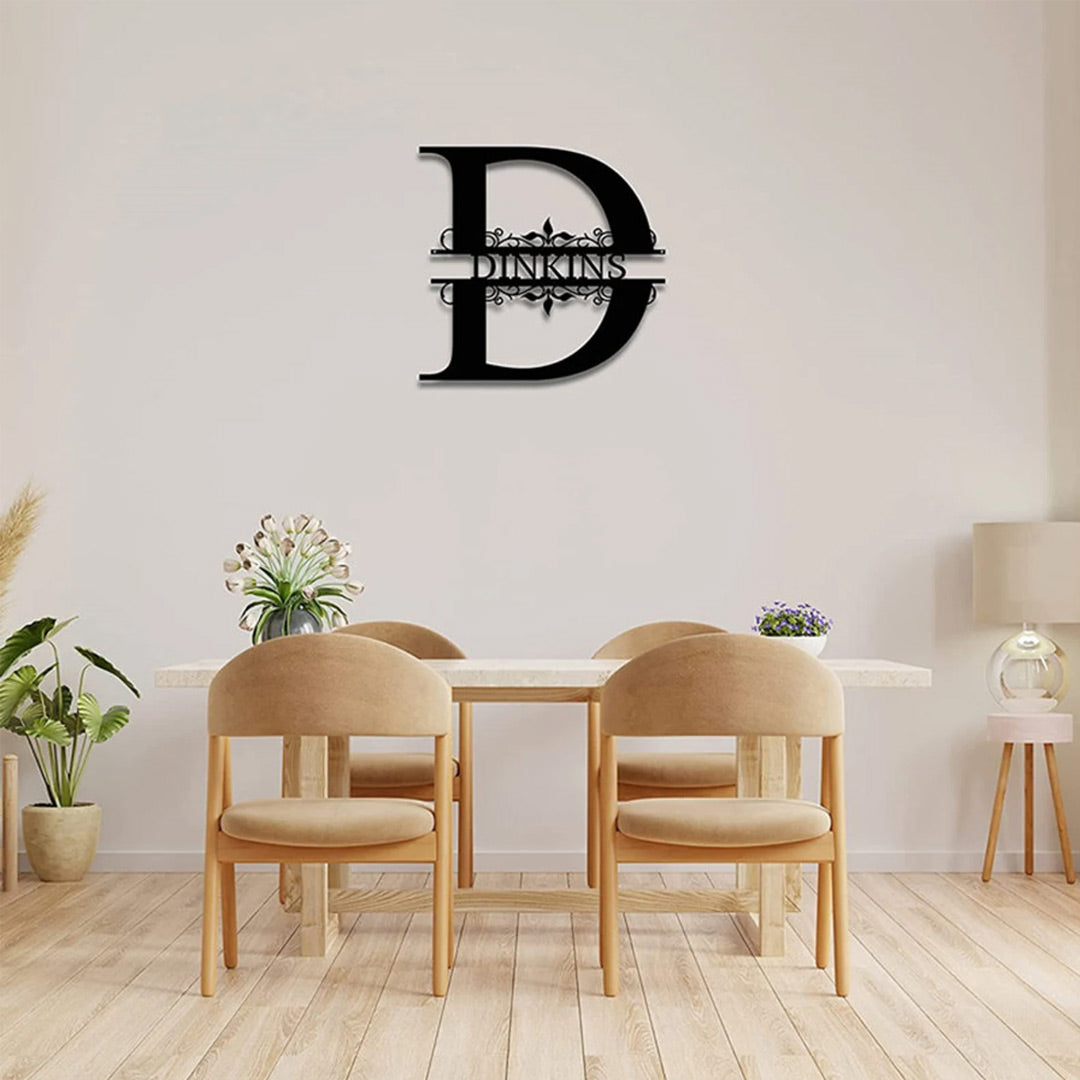 Personalized Letter Name Stainless steel Sign