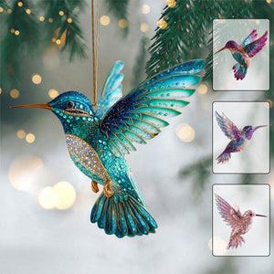 New Release - Hummingbird Ornament - Gift For Bird Lovers