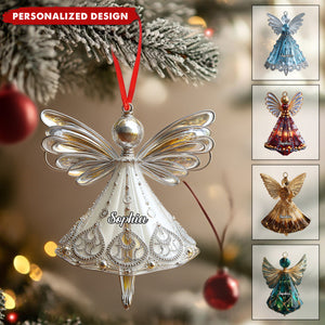 Personalized Angel Christmas Ornament Gift For Lover