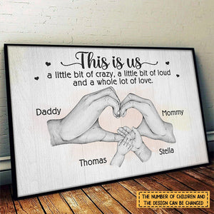 There's No Greater Gift Than Family - Family Personalized Custom Horizontal Poster - Gift For Family Members