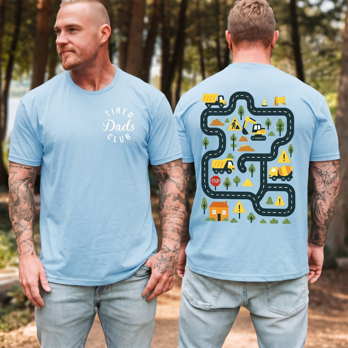 Tired Dads Club Shirt  - Gift For Hardworking Dads
