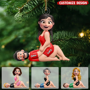 Personalized Naughty Couple Ornament -  Gifts For Couple