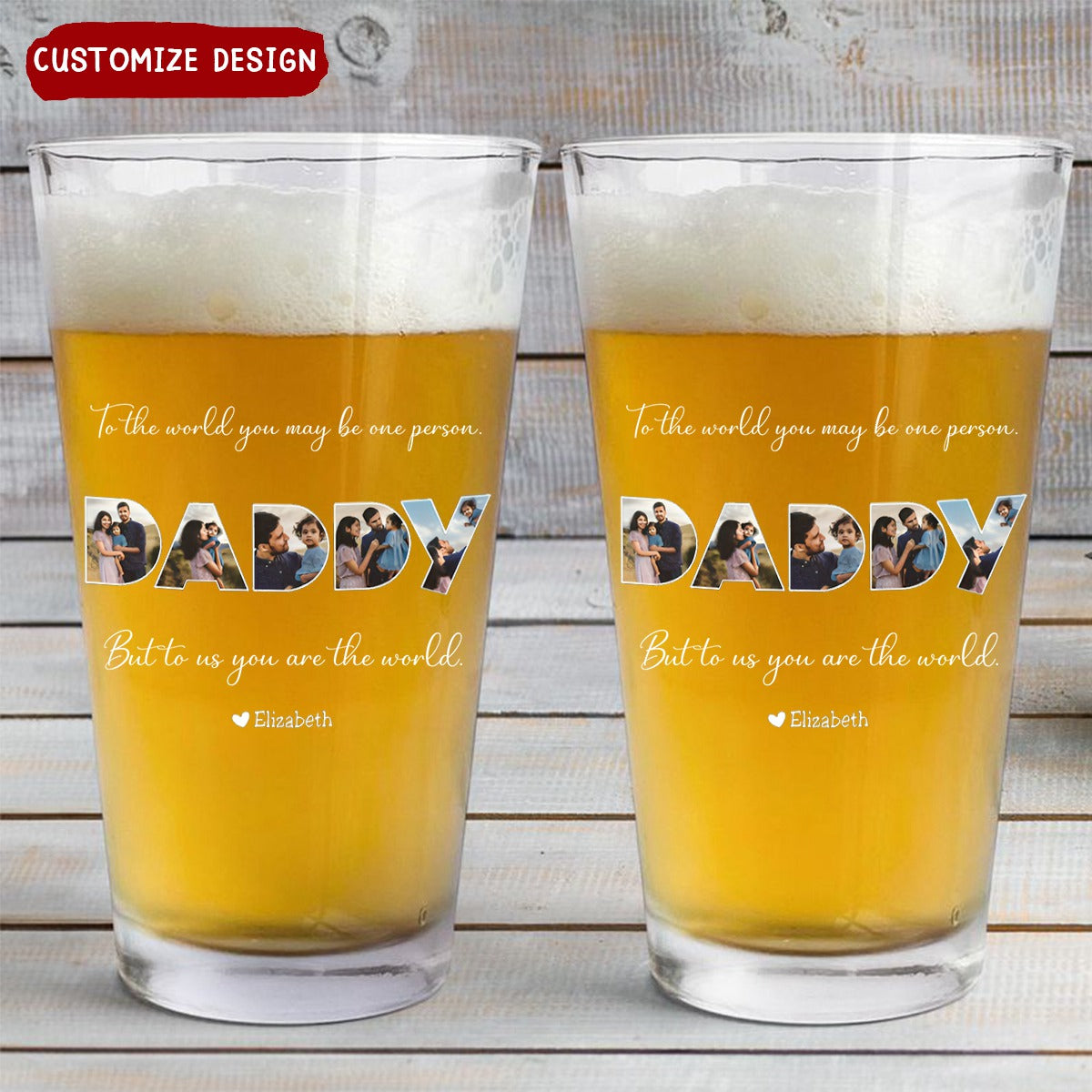 DAD To Me You Are The World - Gifts For Dad, Best Father's Day Gifts