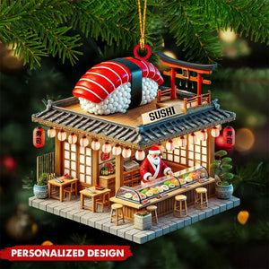 Personalized Sushi Shop Ornament-Gift for Sushi Lovers-2025 New Release