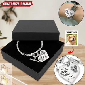 Custom Photo - Memorial Personalized Bracelet - Dog Memorial Gifts