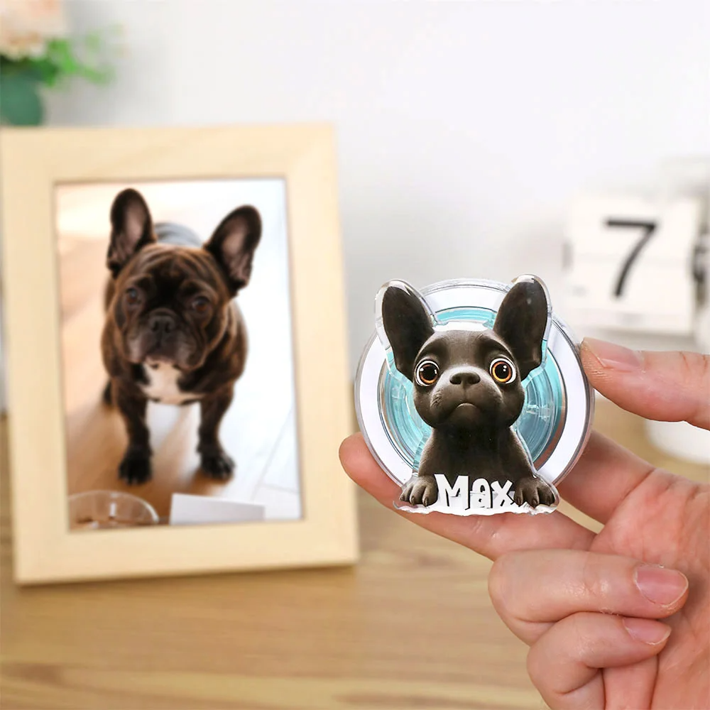 Personalized Cartoon Dog Magnetic Phone Grip Phone Accessory - Gift for Dog Lovers