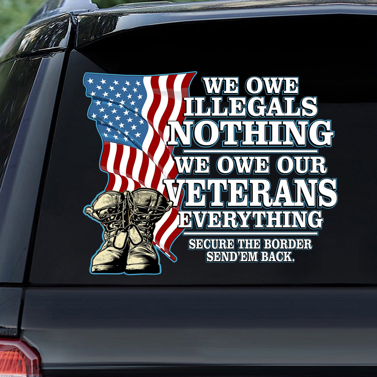 We Owe Veterans Everything Sticker/Decal