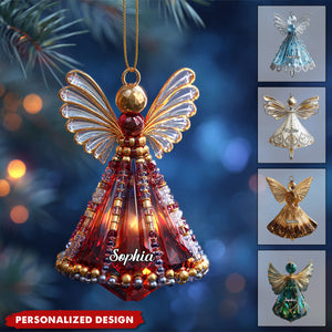 Personalized Angel Christmas Ornament Gift For Lover