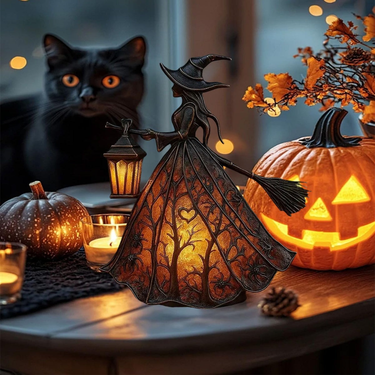 Halloween Witch Lamp - Halloween Gift For Your Loved One