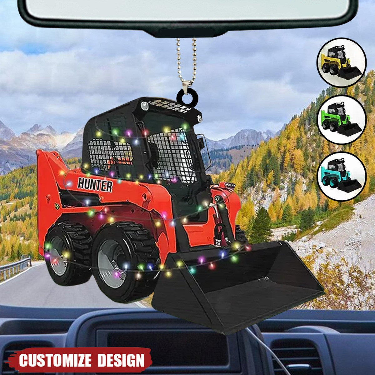 2024 New Release  – Personalized Skid Steer Loader Christmas Ornament, Gift For Trucker