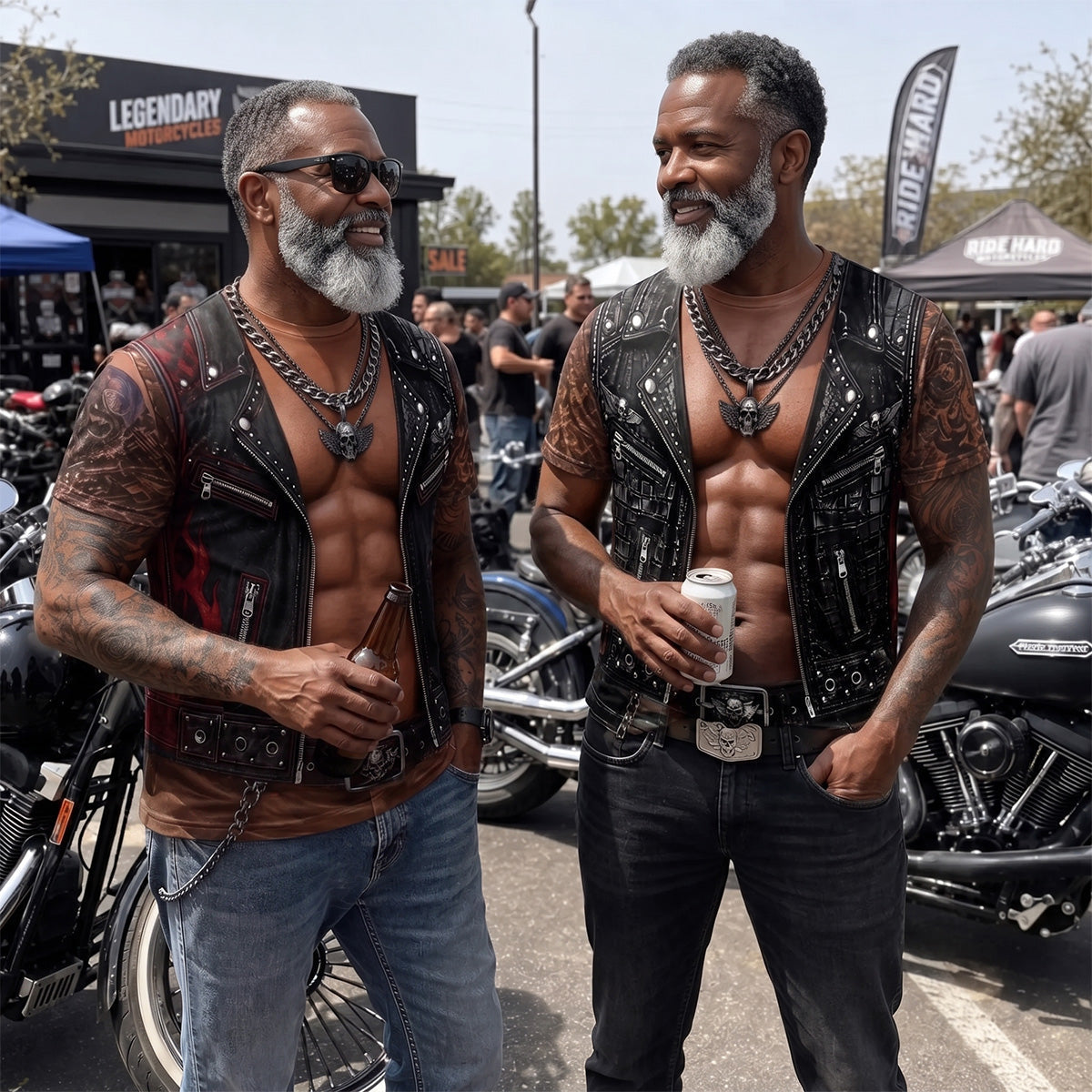 Custom Funny Motorcycle - Personalized All-Over-Print T-Shirt