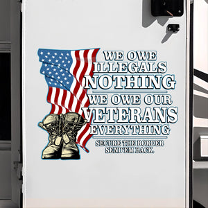 We Owe Veterans Everything Sticker/Decal