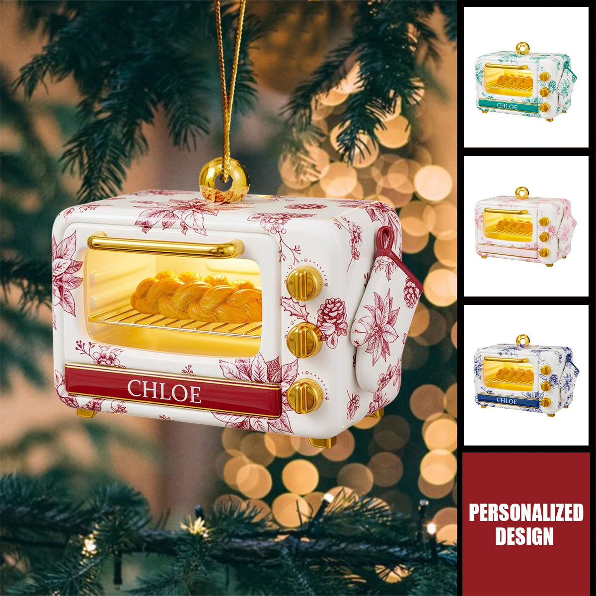 Personalized Baking Oven Christmas Ornament-Gifts For Bakers