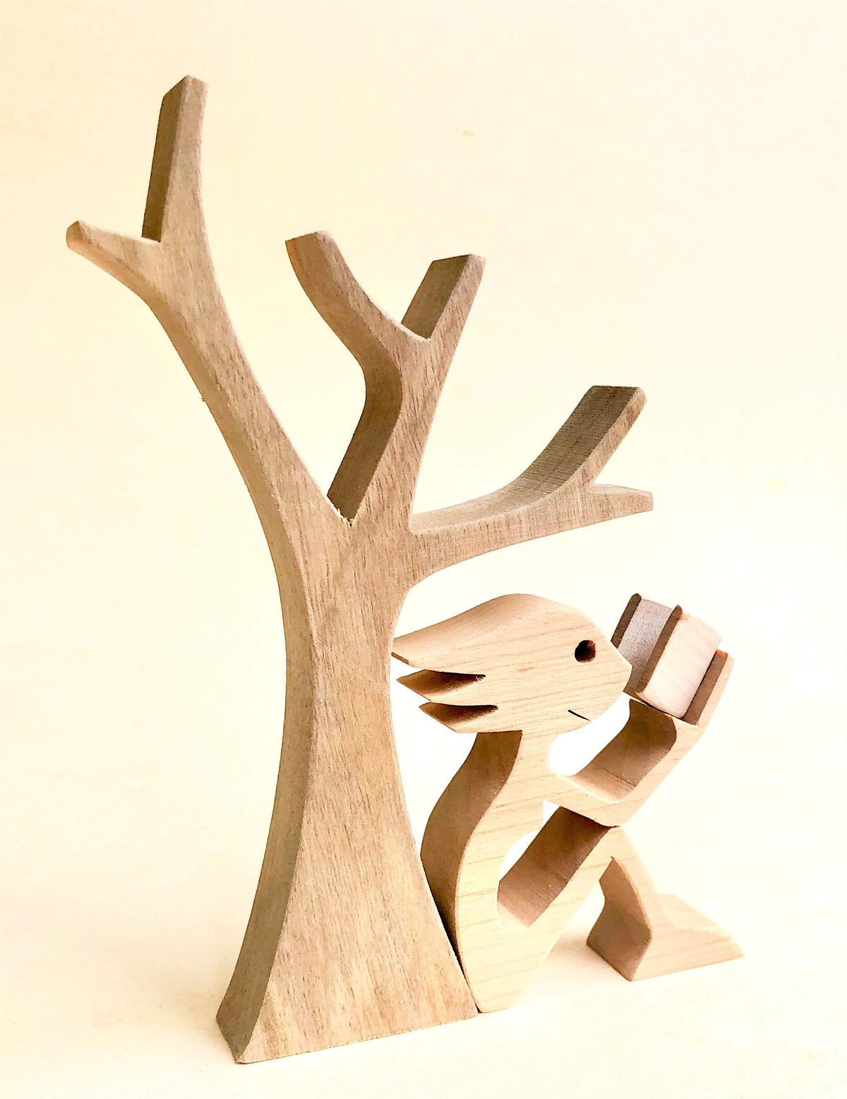 Making Wooden People Reading With Personality