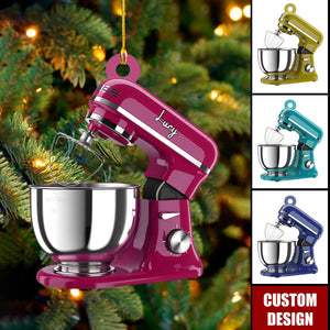 New Release - Personalized Baking Mixer Christmas Ornament - Gift For Baker