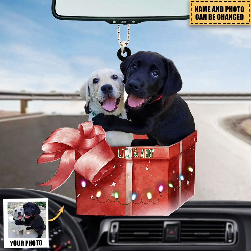 Personalized Pet Photo Mica Ornament Christmas Gift For Pet Lovers