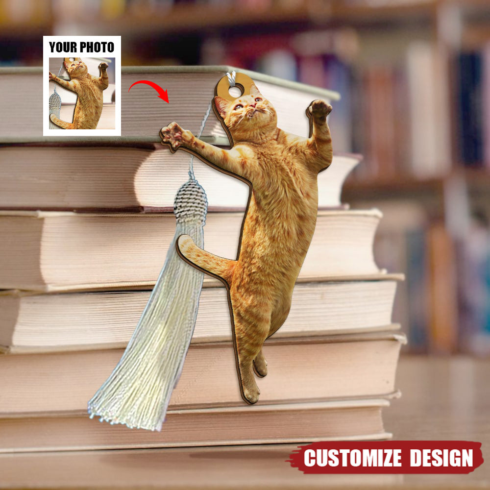 Custom Photo Wooden Bookmark Gift, Wood Bookmarks Make A Perfect Gif, Book Worms