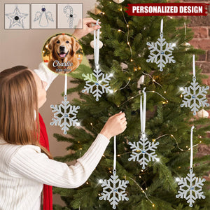 Personalized Family Photo Projection Ornament for Christmas