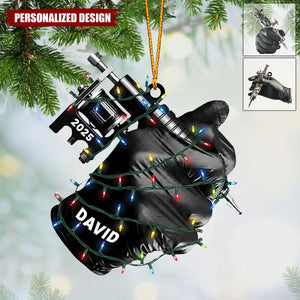 Personalized Tattoo Artist Ornament-Christmas Gift for Tattoo Lover or Piercer