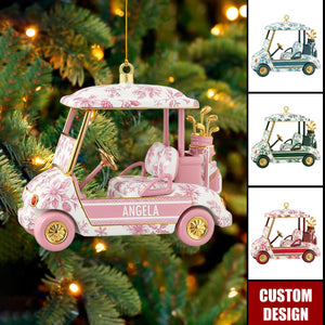 Personalized Car Christmas Ornament - Gifts For Golf Lovers