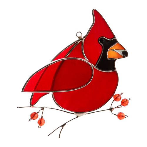 Stained Glass Humming Birds Suncatcher - Gift For Bird Lovers