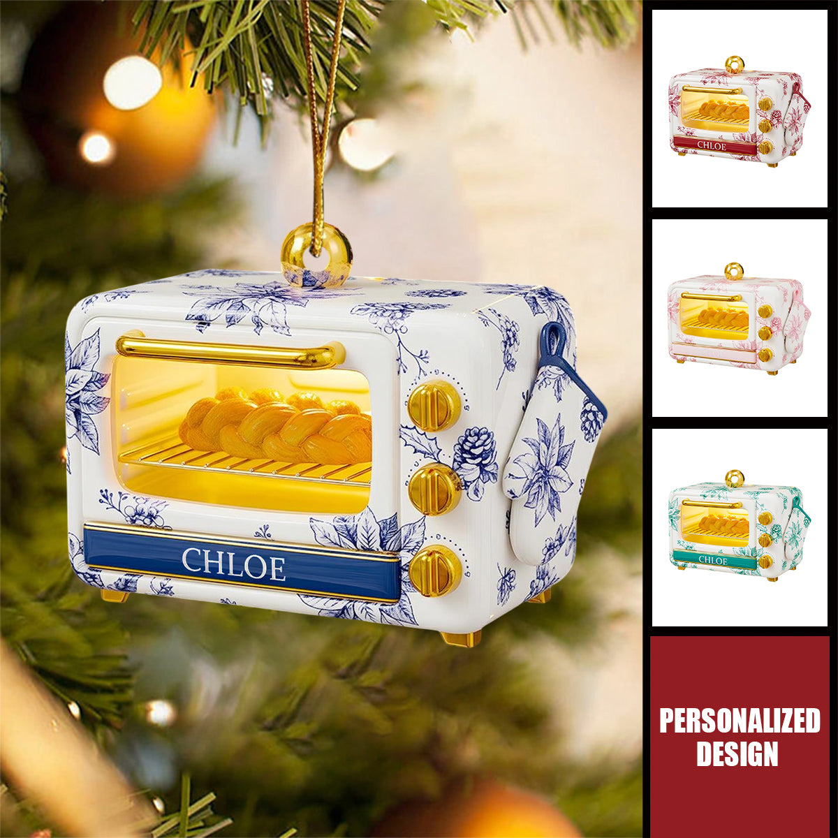 Personalized Baking Oven Christmas Ornament-Gifts For Bakers