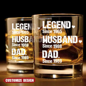 Personalized Swiss Veteran Rank Name Whiskey Glass