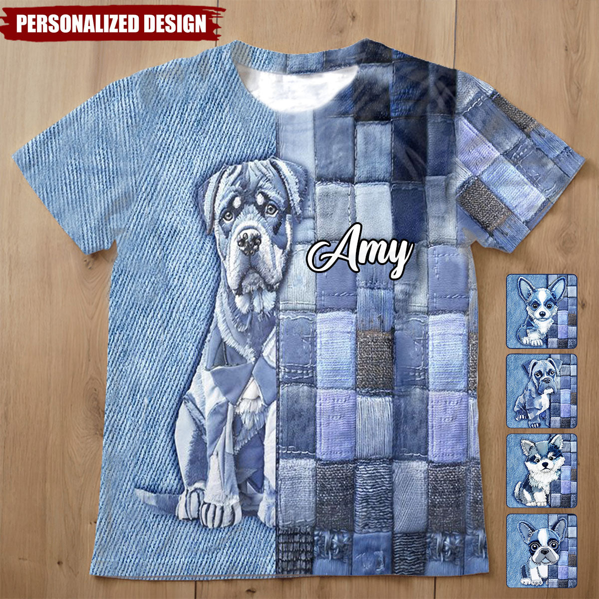 Love Miniature Schnauzer-Personalized Dog All Over Shirt