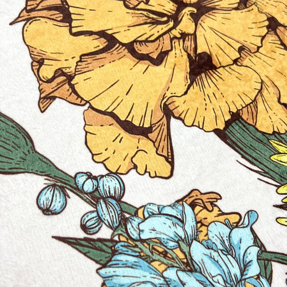 Grandma / Mom's Garden is Her Children Customized Winter Blanket