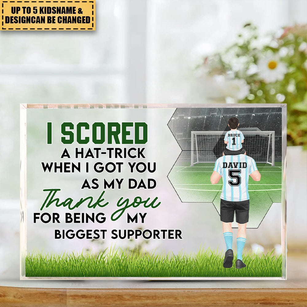 I Scored A Hat-Trick - Personalized Rectangle Acrylic Plaque
