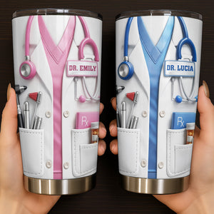 Personalized Medical Symbol Stainless Steel Tumbler - Gift For Healthcare Workers