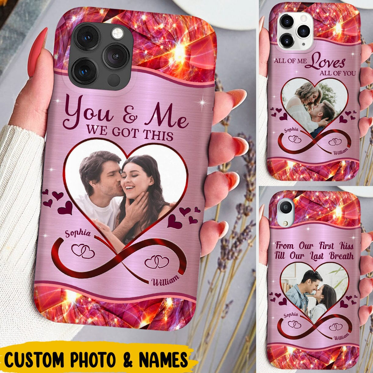 You & Me We Got This Custom Couple Photo Personalized Phone Case