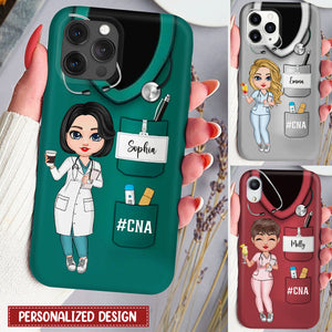 Nurse Life Pretty Doll Nurse Personalized Phone Case