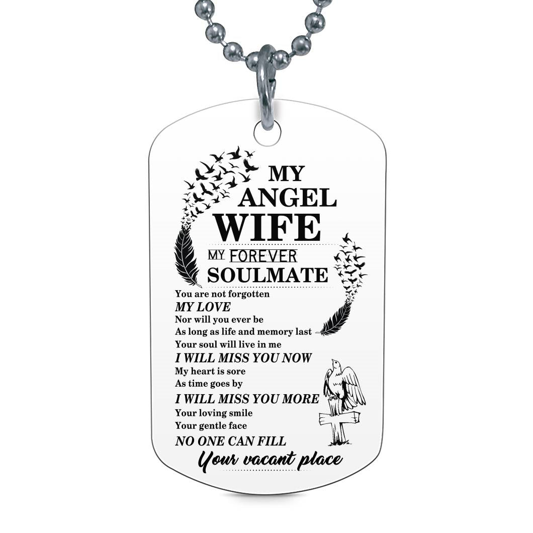 Your Soul Will Live In Me Custom Stainless Steel Keychain Memorial