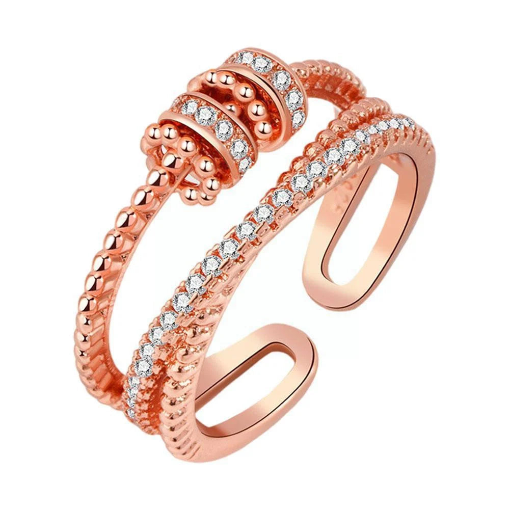 FOR DAUGHTER/GRANDDAUGHTER - DRIVE AWAY YOUR ANXIETY FIDGET RINGS