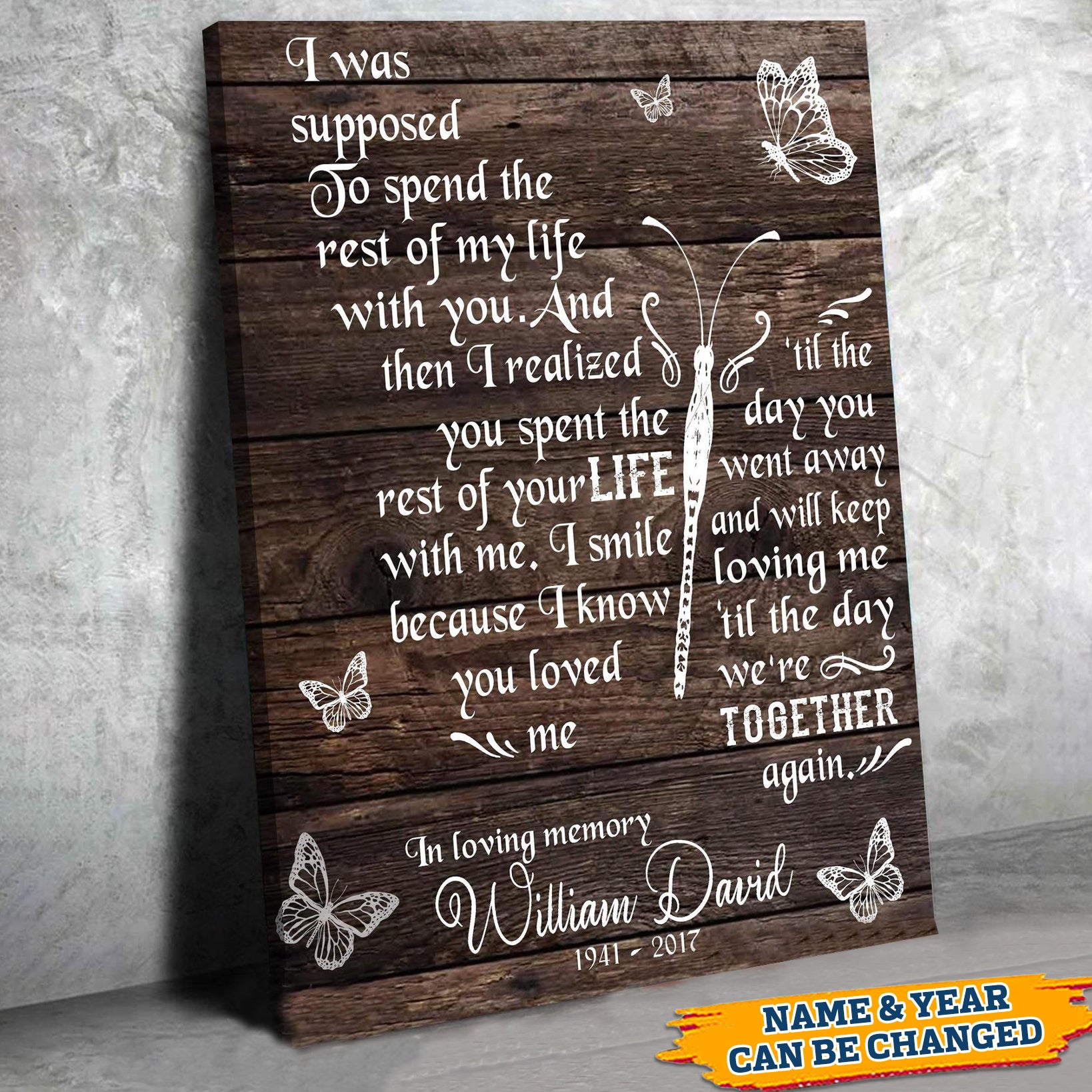 In Loving Memory Personalized Gifts, Personal Memorial Gifts, Memorial Poster Prints