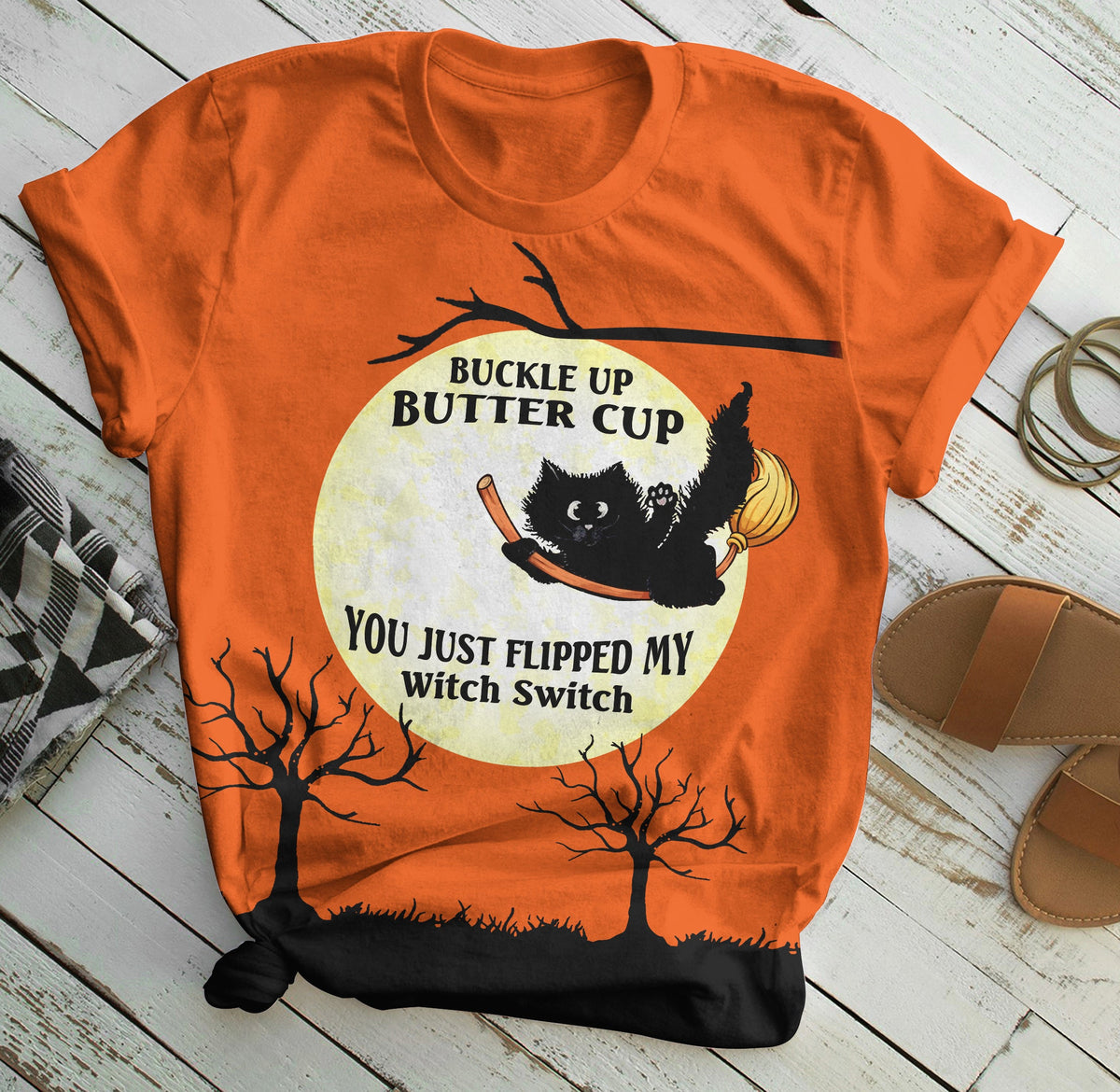 Cat buckle up All Over Print T-shirt
